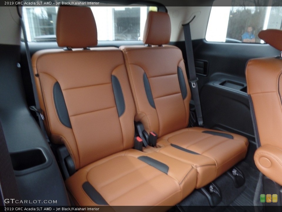 Jet Black/Kalahari Interior Rear Seat for the 2019 GMC Acadia SLT AWD #132531790