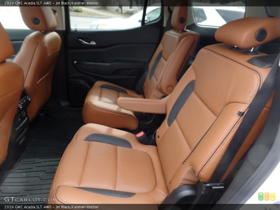 Jet Black/Kalahari Interior Rear Seat for the 2019 GMC Acadia SLT AWD #132531967
