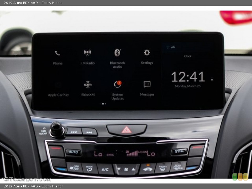 Ebony Interior Controls for the 2019 Acura RDX AWD #132535015