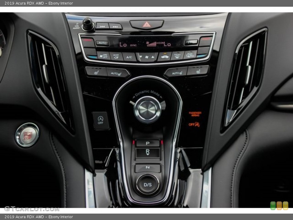 Ebony Interior Controls for the 2019 Acura RDX AWD #132535032