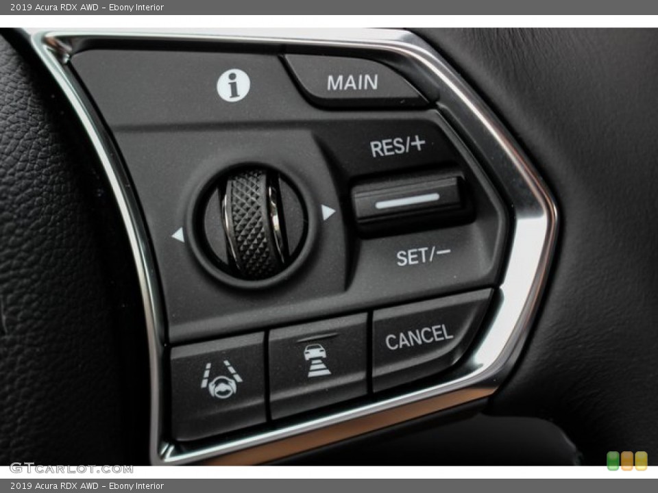 Ebony Interior Steering Wheel for the 2019 Acura RDX AWD #132535090