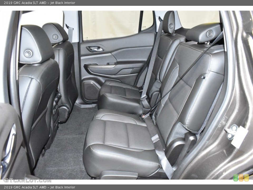 Jet Black Interior Rear Seat for the 2019 GMC Acadia SLT AWD #132539001