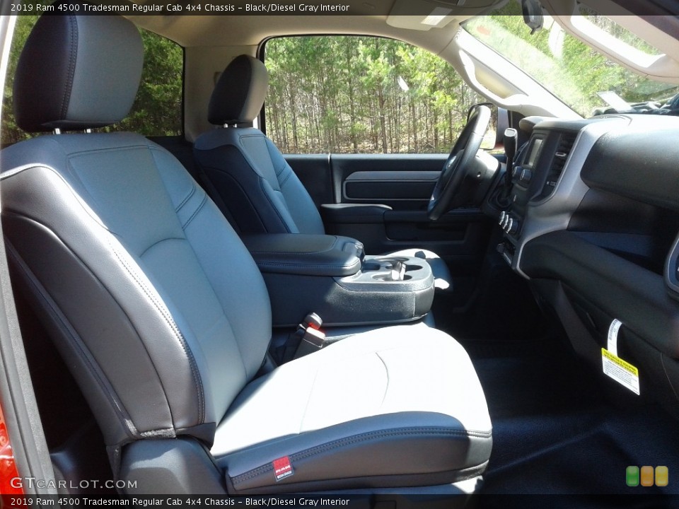 Black/Diesel Gray Interior Photo for the 2019 Ram 4500 Tradesman Regular Cab 4x4 Chassis #132568015