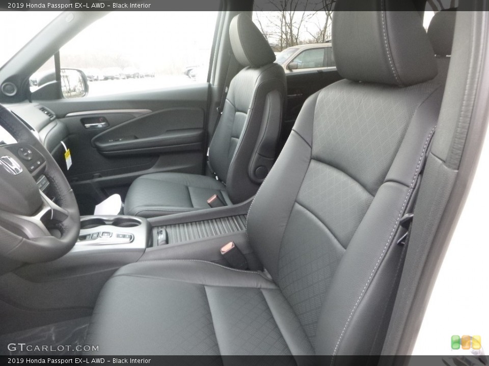 Black Interior Front Seat for the 2019 Honda Passport EX-L AWD #132583024