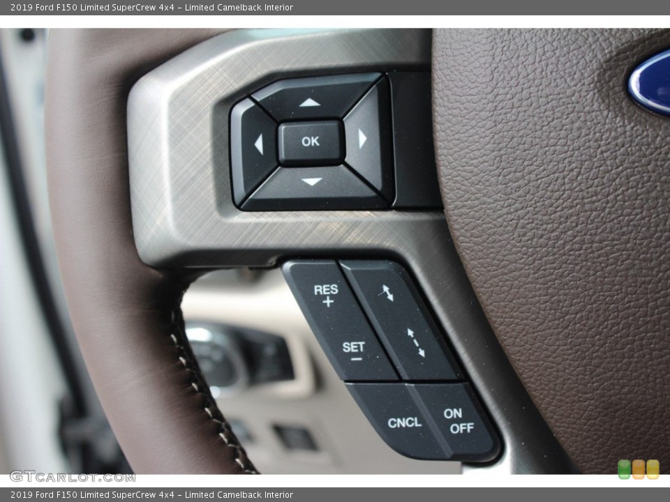 Limited Camelback Interior Steering Wheel for the 2019 Ford F150 Limited SuperCrew 4x4 #132586744