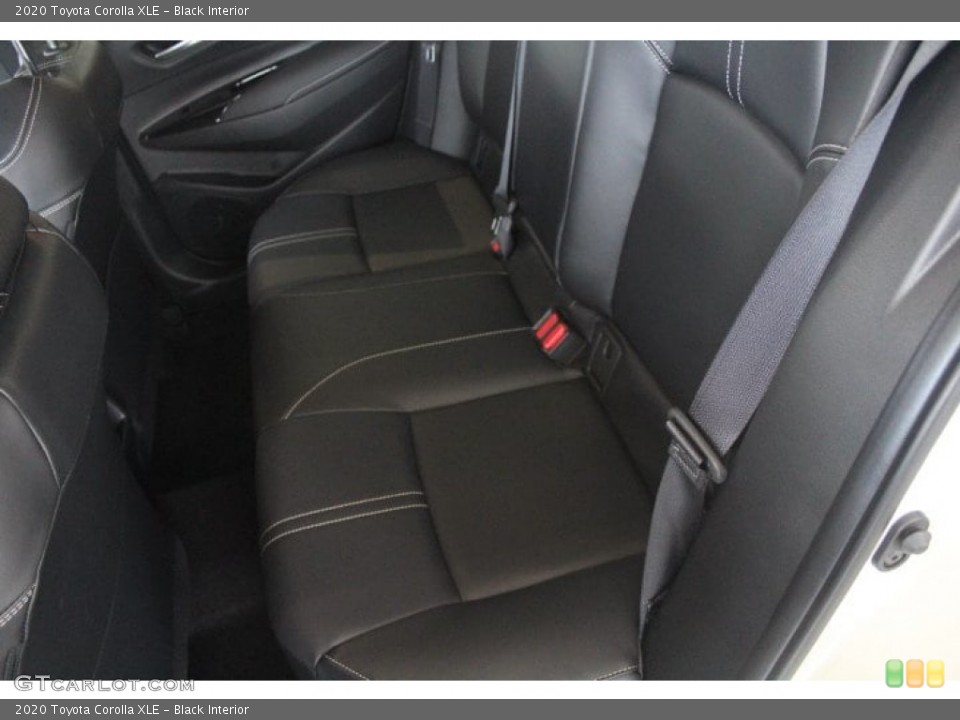 Black Interior Rear Seat for the 2020 Toyota Corolla XLE #132601746