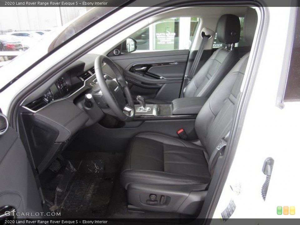 Ebony Interior Front Seat for the 2020 Land Rover Range Rover Evoque S #132635285