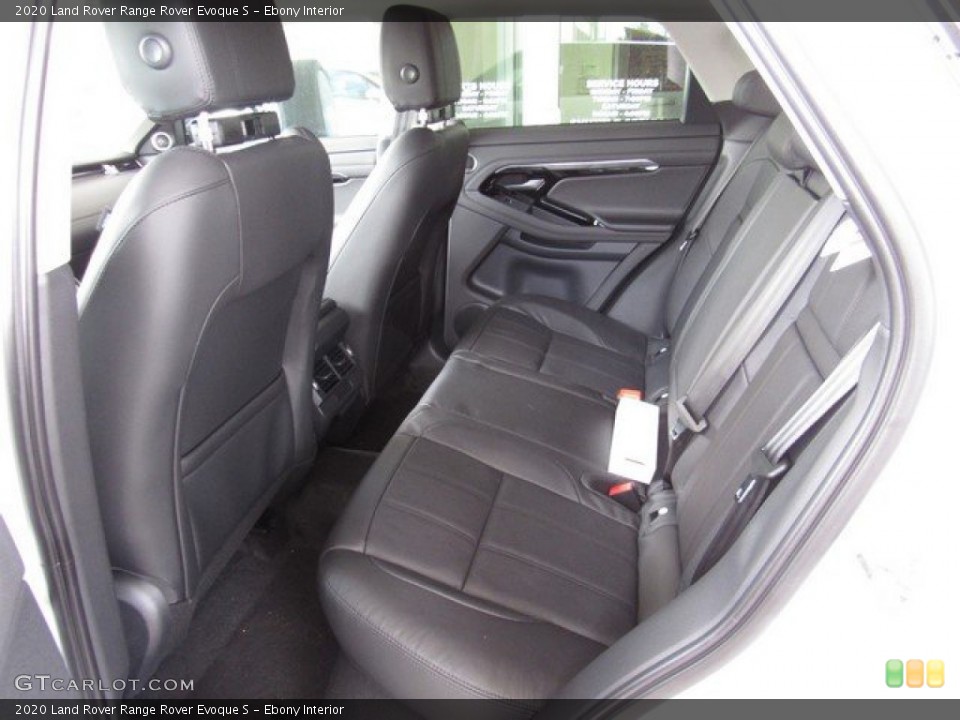 Ebony Interior Rear Seat for the 2020 Land Rover Range Rover Evoque S #132635501