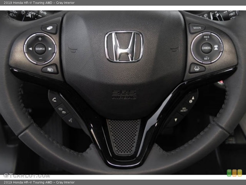 Gray Interior Steering Wheel for the 2019 Honda HR-V Touring AWD #132636803