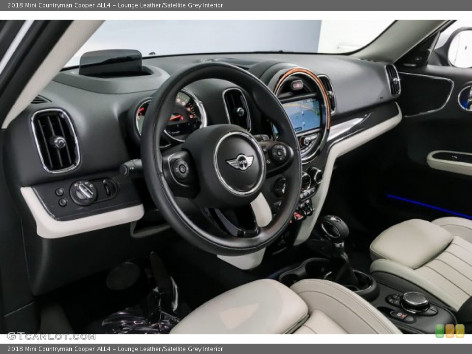 Lounge Leather/Satellite Grey Interior Front Seat for the 2018 Mini Countryman Cooper ALL4 #132655393