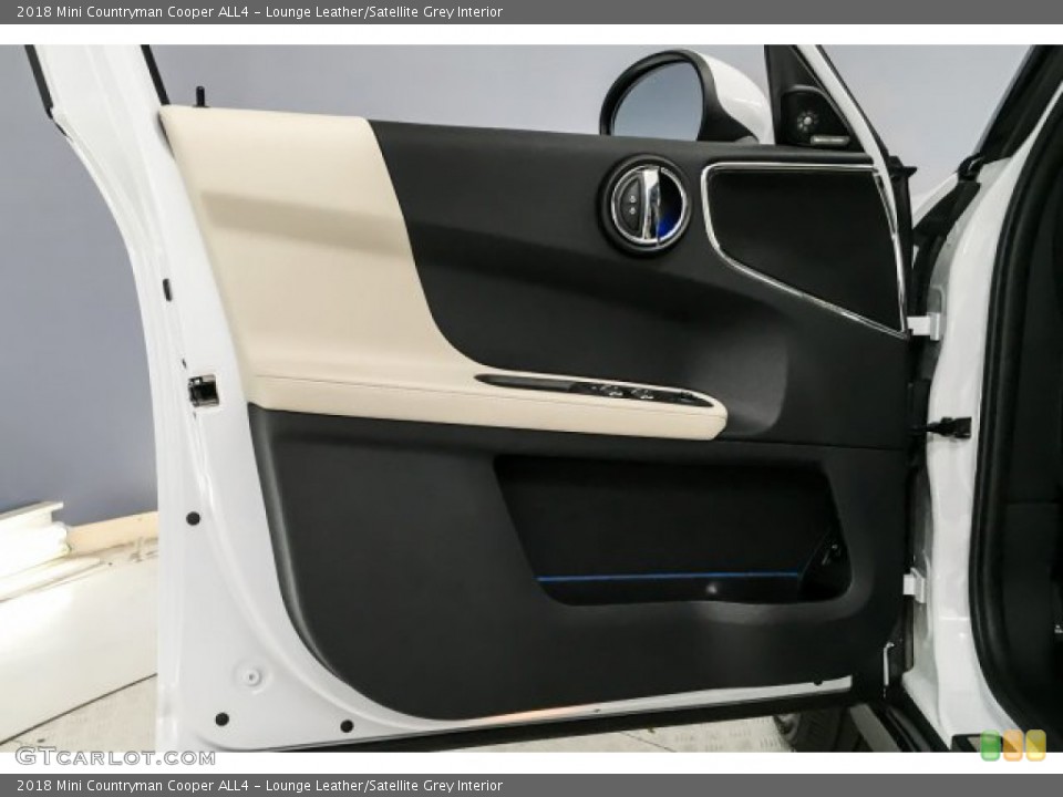 Lounge Leather/Satellite Grey Interior Door Panel for the 2018 Mini Countryman Cooper ALL4 #132655462