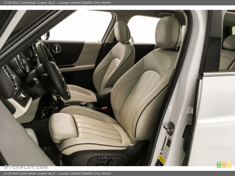 Lounge Leather/Satellite Grey Interior Front Seat for the 2018 Mini Countryman Cooper ALL4 #132655600