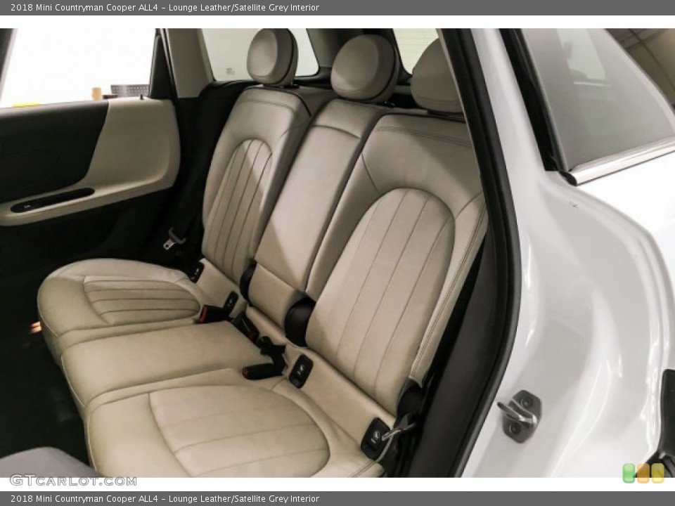 Lounge Leather/Satellite Grey Interior Rear Seat for the 2018 Mini Countryman Cooper ALL4 #132655618