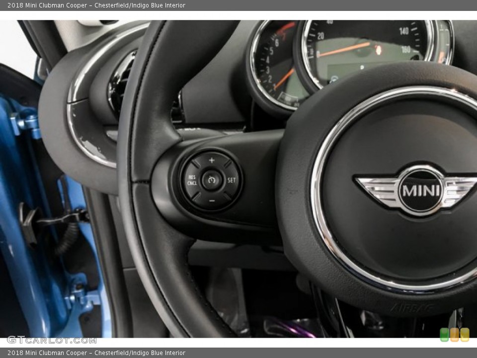 Chesterfield/Indigo Blue Interior Steering Wheel for the 2018 Mini Clubman Cooper #132655831