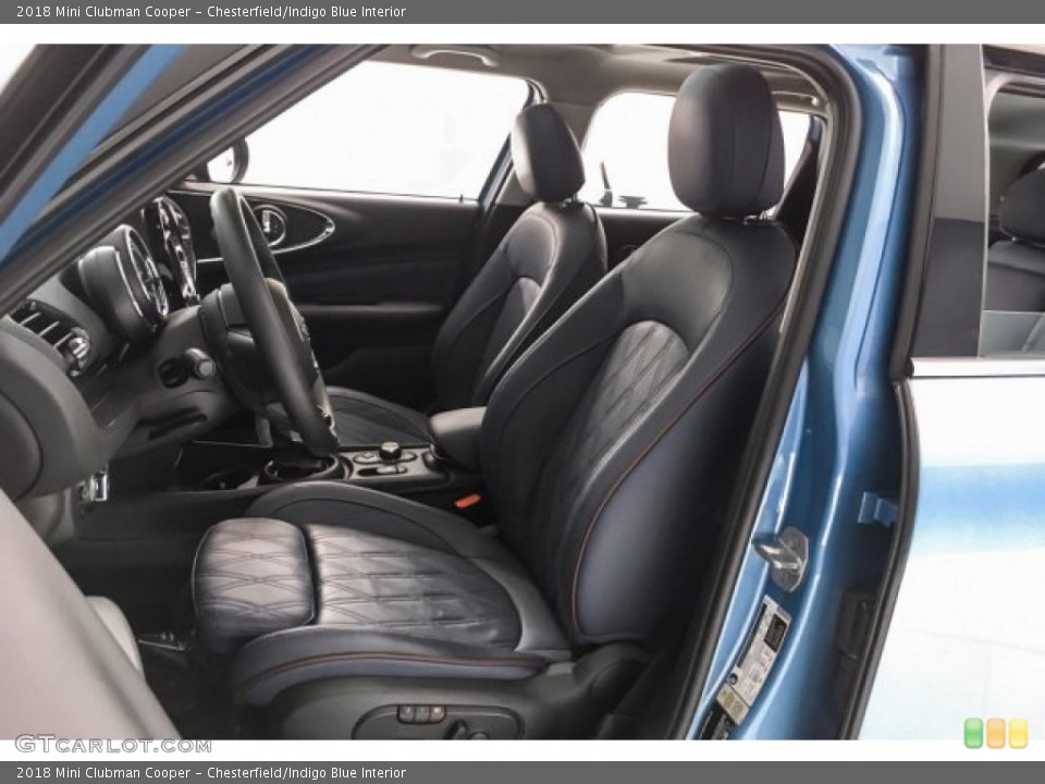 Chesterfield/Indigo Blue Interior Front Seat for the 2018 Mini Clubman Cooper #132656074