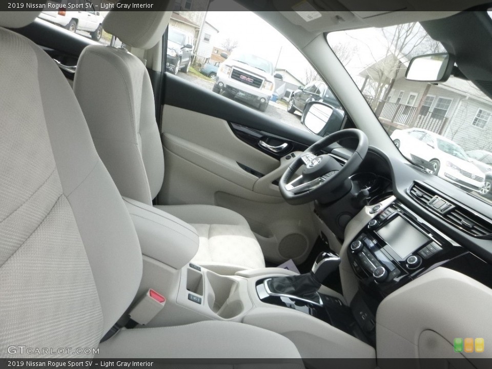 Light Gray Interior Front Seat for the 2019 Nissan Rogue Sport SV #132663003