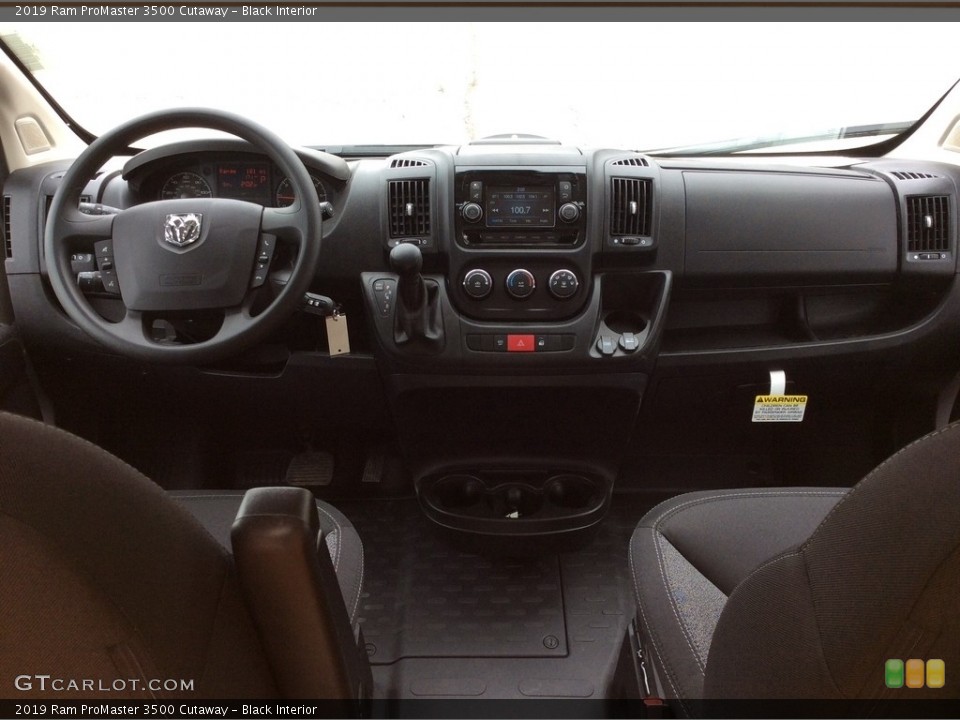 Black Interior Dashboard for the 2019 Ram ProMaster 3500 Cutaway #132668664