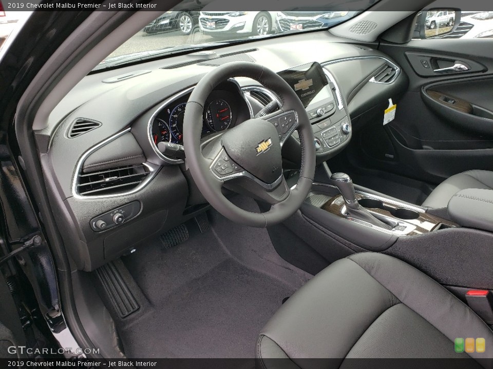 Jet Black Interior Front Seat for the 2019 Chevrolet Malibu Premier #132668903