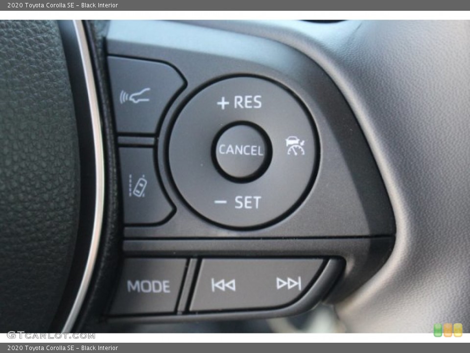 Black Interior Steering Wheel for the 2020 Toyota Corolla SE #132674580