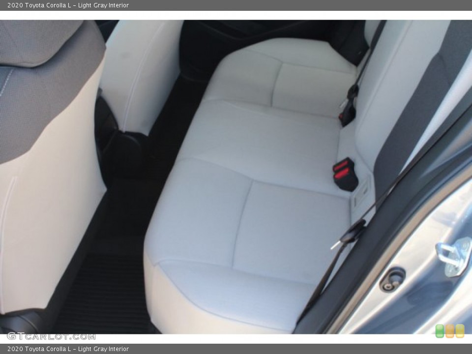 Light Gray Interior Rear Seat for the 2020 Toyota Corolla L #132674847