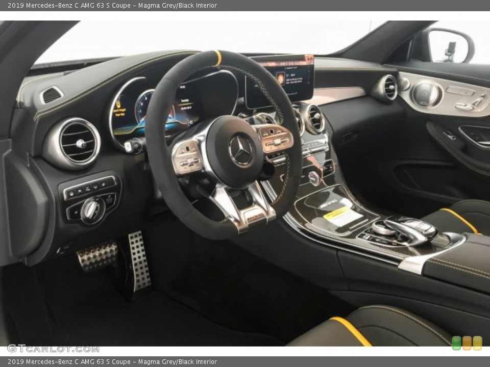 Magma Grey/Black Interior Dashboard for the 2019 Mercedes-Benz C AMG 63 S Coupe #132677175