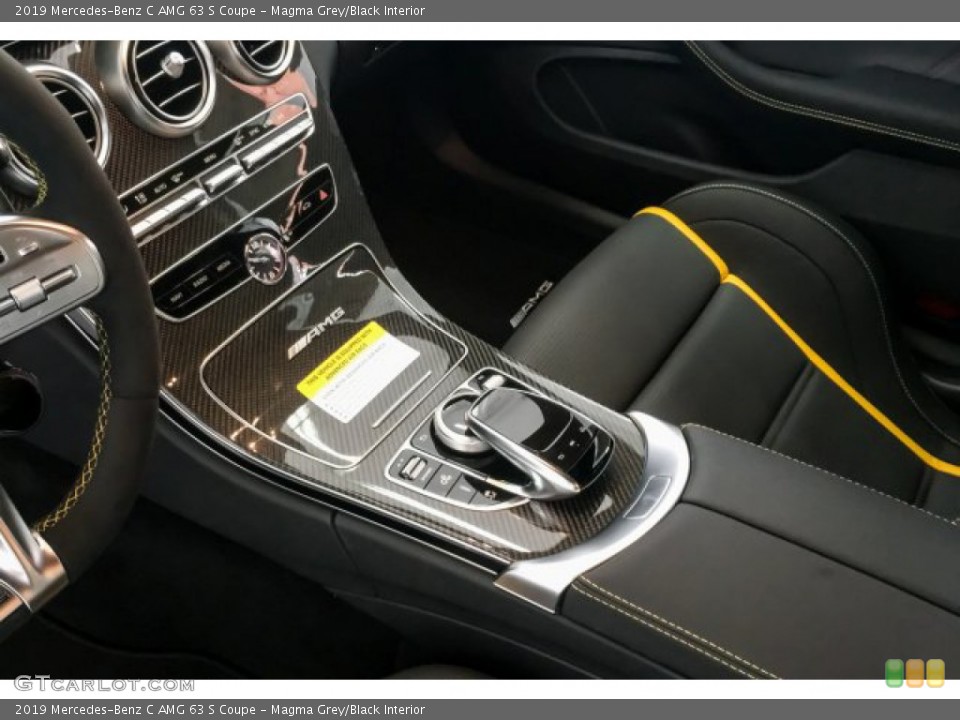 Magma Grey/Black Interior Controls for the 2019 Mercedes-Benz C AMG 63 S Coupe #132677226