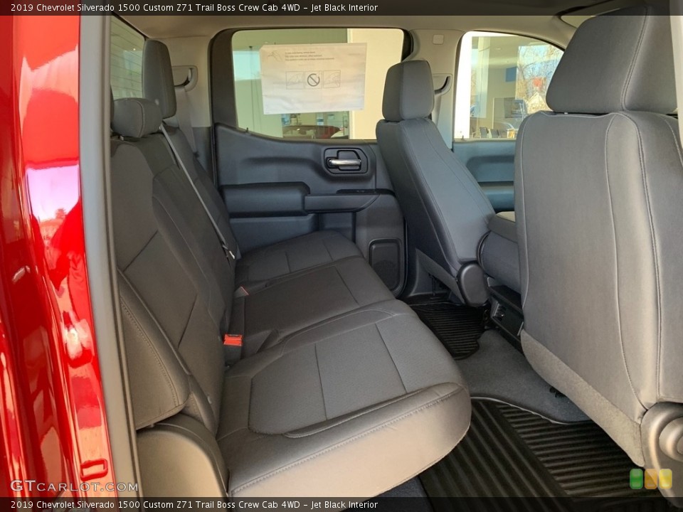 Jet Black Interior Rear Seat for the 2019 Chevrolet Silverado 1500 Custom Z71 Trail Boss Crew Cab 4WD #132679431