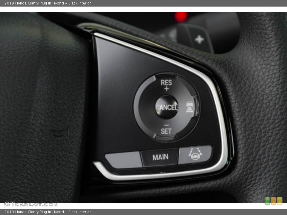 Black Interior Steering Wheel for the 2019 Honda Clarity Plug In Hybrid #132681660
