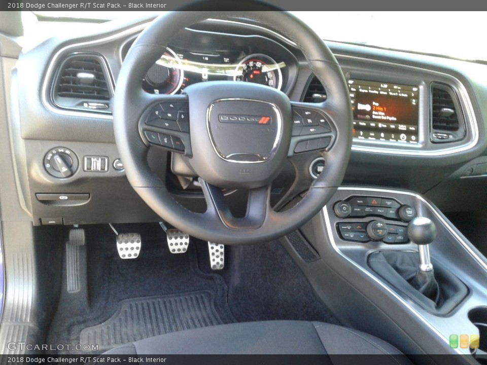 Black Interior Steering Wheel for the 2018 Dodge Challenger R/T Scat Pack #132691983