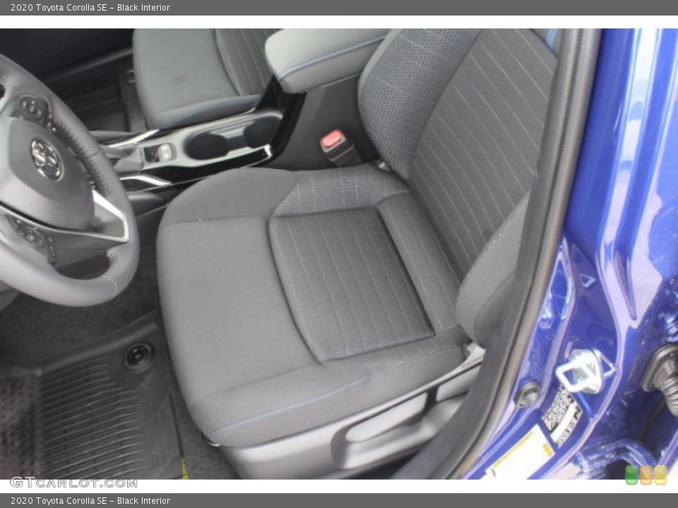 Black Interior Front Seat for the 2020 Toyota Corolla SE #132701373
