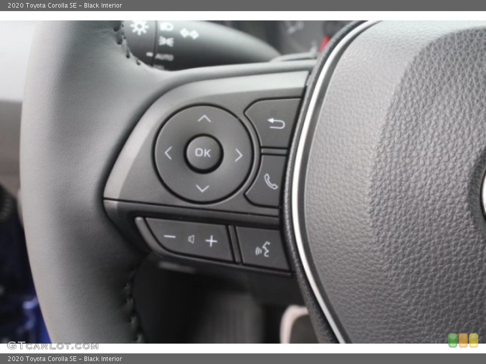 Black Interior Steering Wheel for the 2020 Toyota Corolla SE #132701400