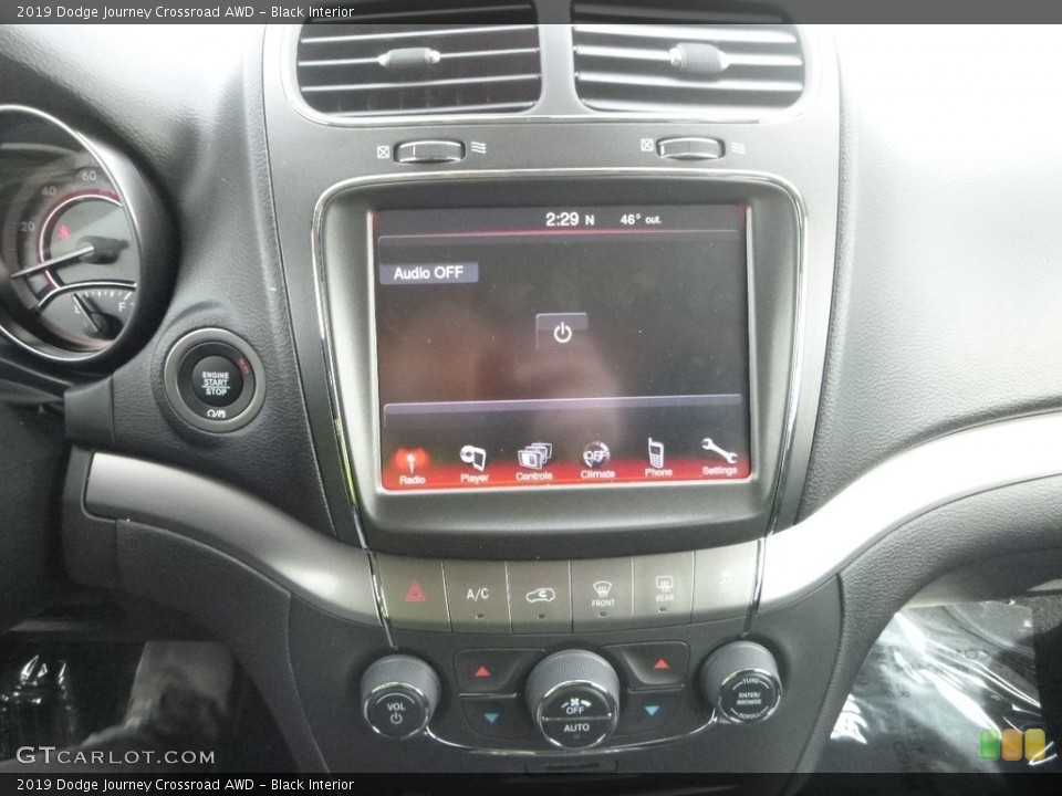 Black Interior Controls for the 2019 Dodge Journey Crossroad AWD #132703233
