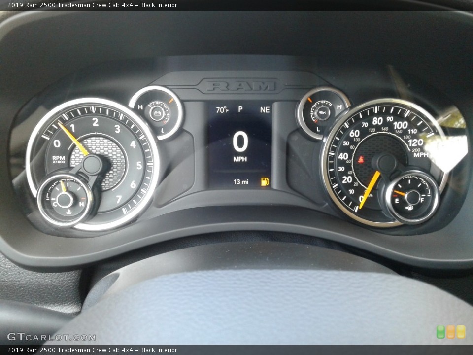 Black Interior Gauges for the 2019 Ram 2500 Tradesman Crew Cab 4x4 #132712147