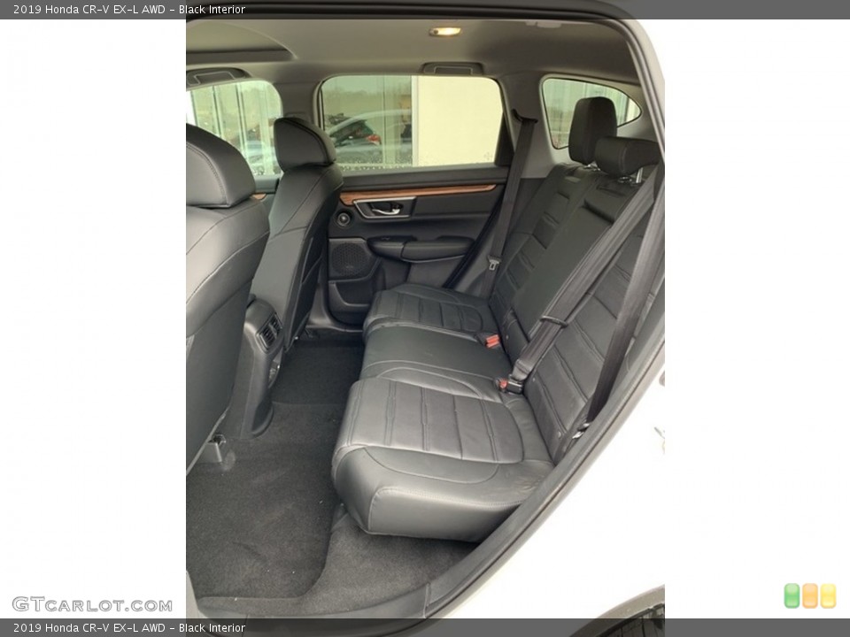 Black Interior Rear Seat for the 2019 Honda CR-V EX-L AWD #132712852
