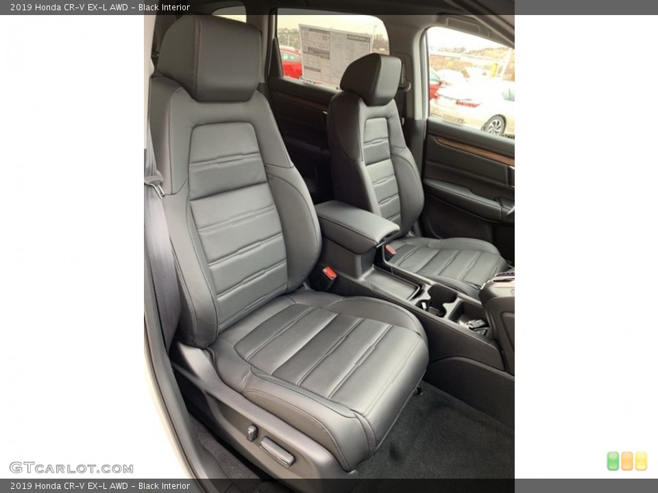 Black Interior Front Seat for the 2019 Honda CR-V EX-L AWD #132713020