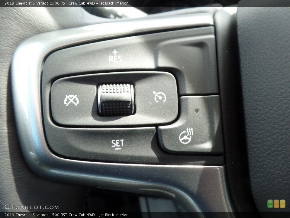 Jet Black Interior Steering Wheel for the 2019 Chevrolet Silverado 1500 RST Crew Cab 4WD #132714655