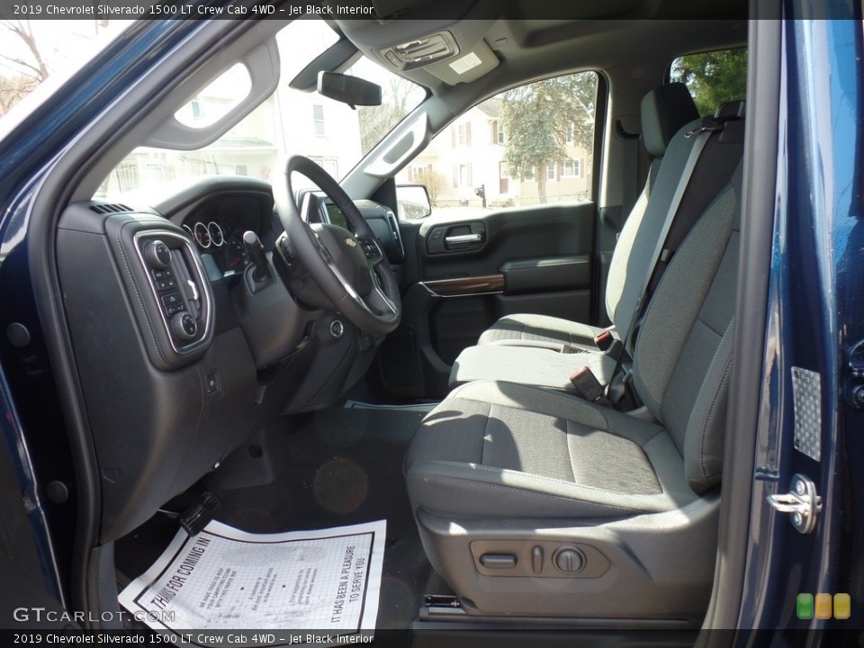 Jet Black Interior Front Seat for the 2019 Chevrolet Silverado 1500 LT Crew Cab 4WD #132719910
