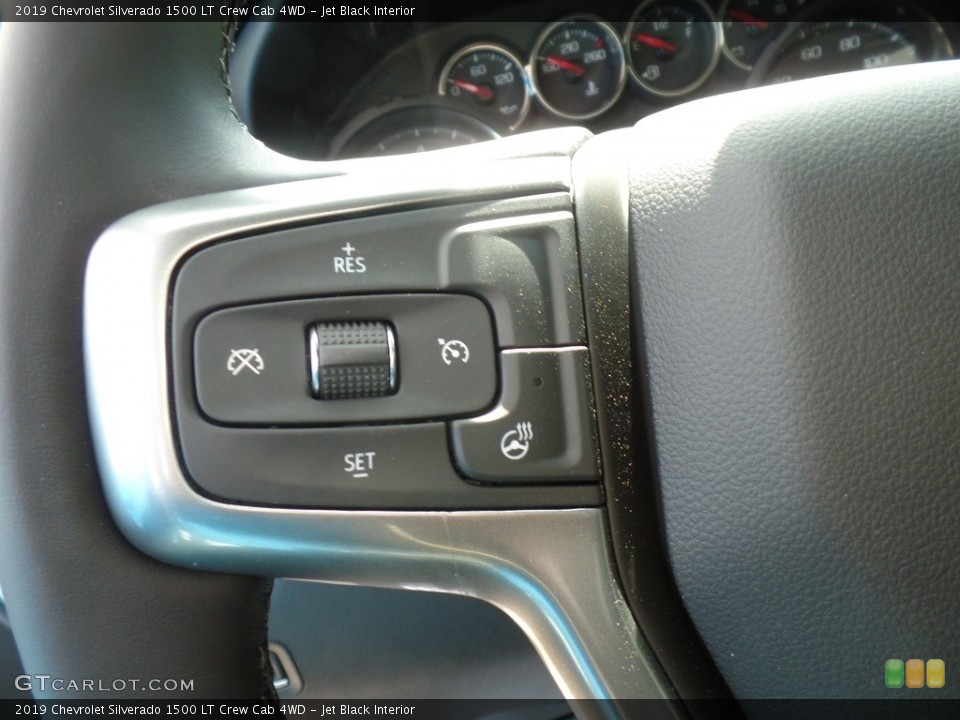 Jet Black Interior Steering Wheel for the 2019 Chevrolet Silverado 1500 LT Crew Cab 4WD #132720079