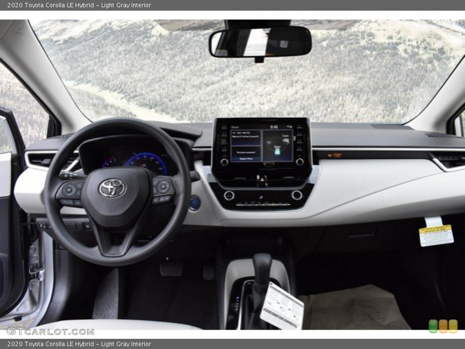 Light Gray Interior Dashboard for the 2020 Toyota Corolla LE Hybrid #132730261