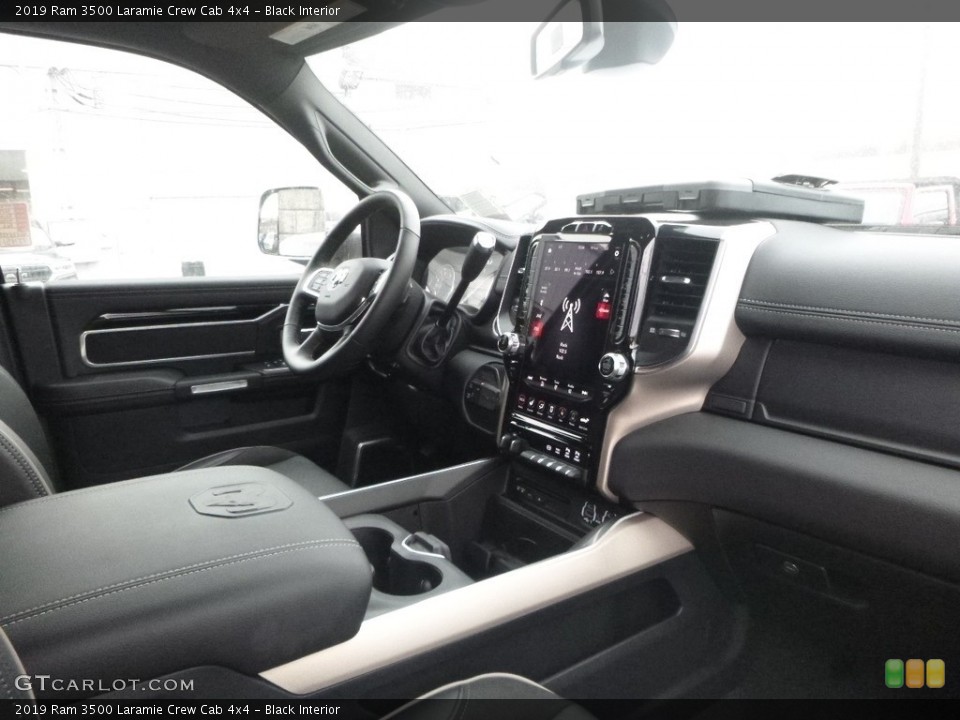 Black Interior Dashboard for the 2019 Ram 3500 Laramie Crew Cab 4x4 #132740596