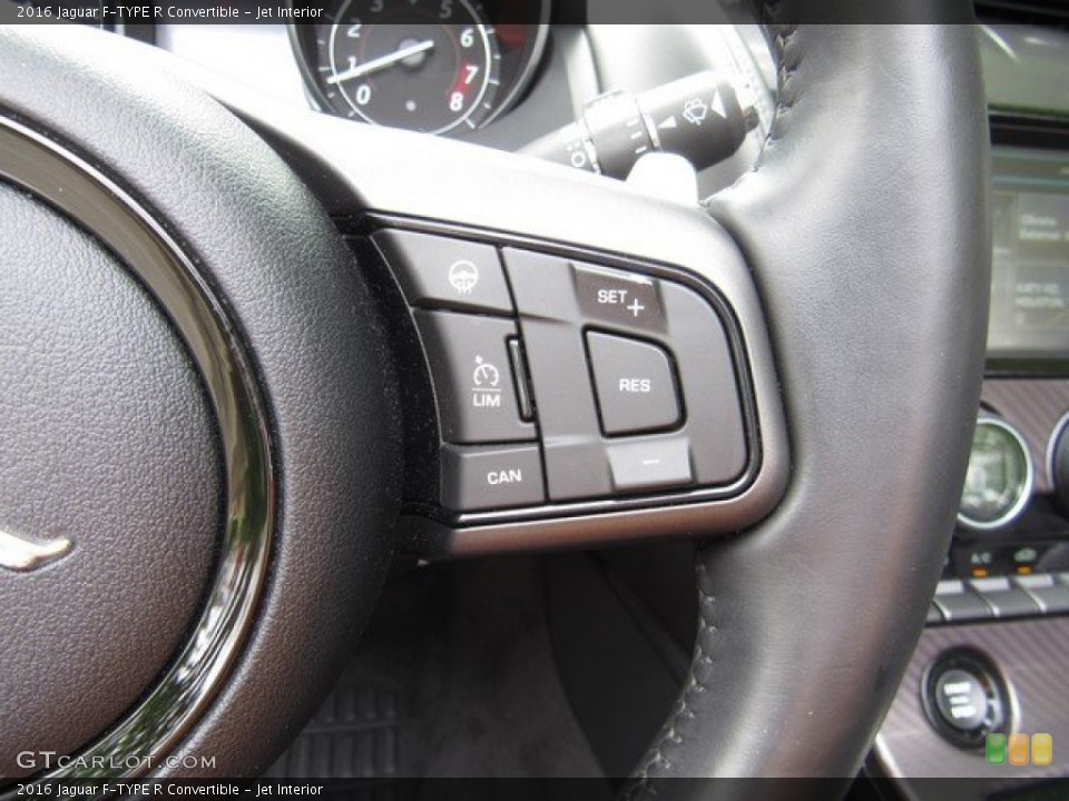 Jet Interior Steering Wheel for the 2016 Jaguar F-TYPE R Convertible #132754514