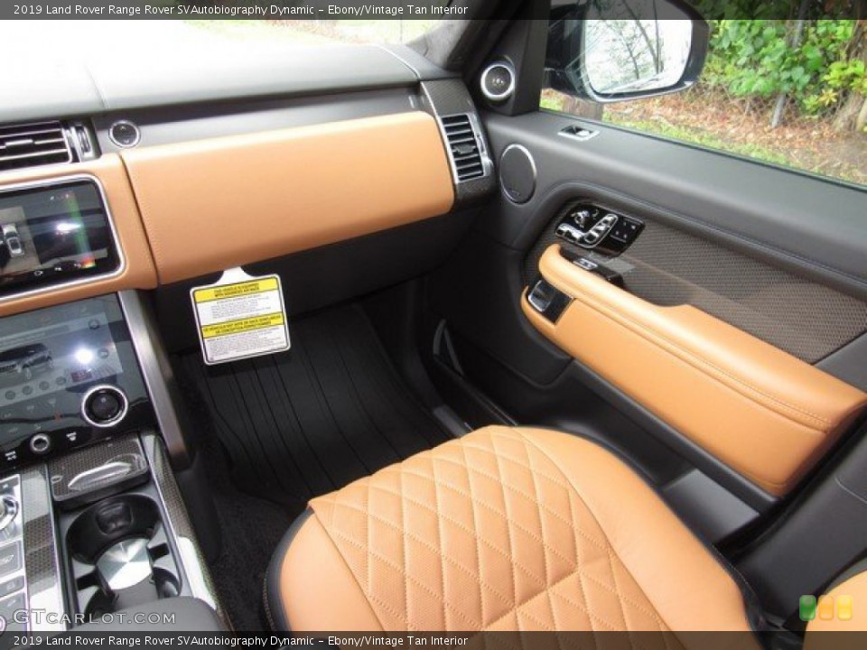 Ebony/Vintage Tan Interior Front Seat for the 2019 Land Rover Range Rover SVAutobiography Dynamic #132755084