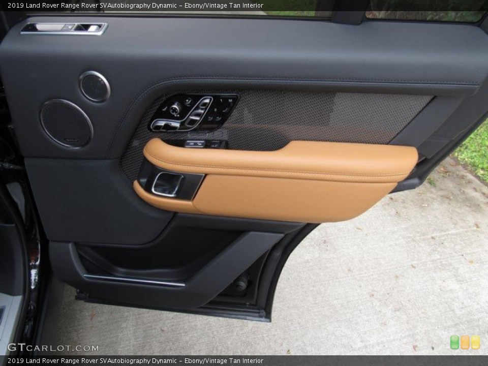 Ebony/Vintage Tan Interior Door Panel for the 2019 Land Rover Range Rover SVAutobiography Dynamic #132755261