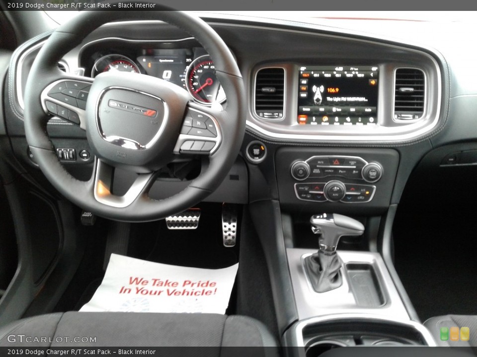 Black Interior Dashboard for the 2019 Dodge Charger R/T Scat Pack #132783275