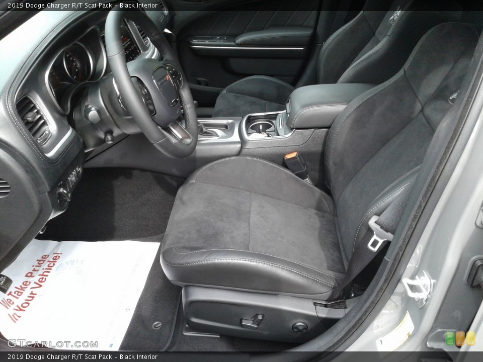 Black Interior Front Seat for the 2019 Dodge Charger R/T Scat Pack #132783635