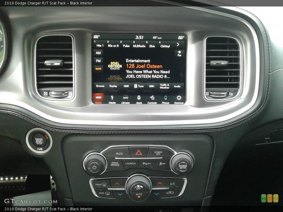 Black Interior Controls for the 2019 Dodge Charger R/T Scat Pack #132783728