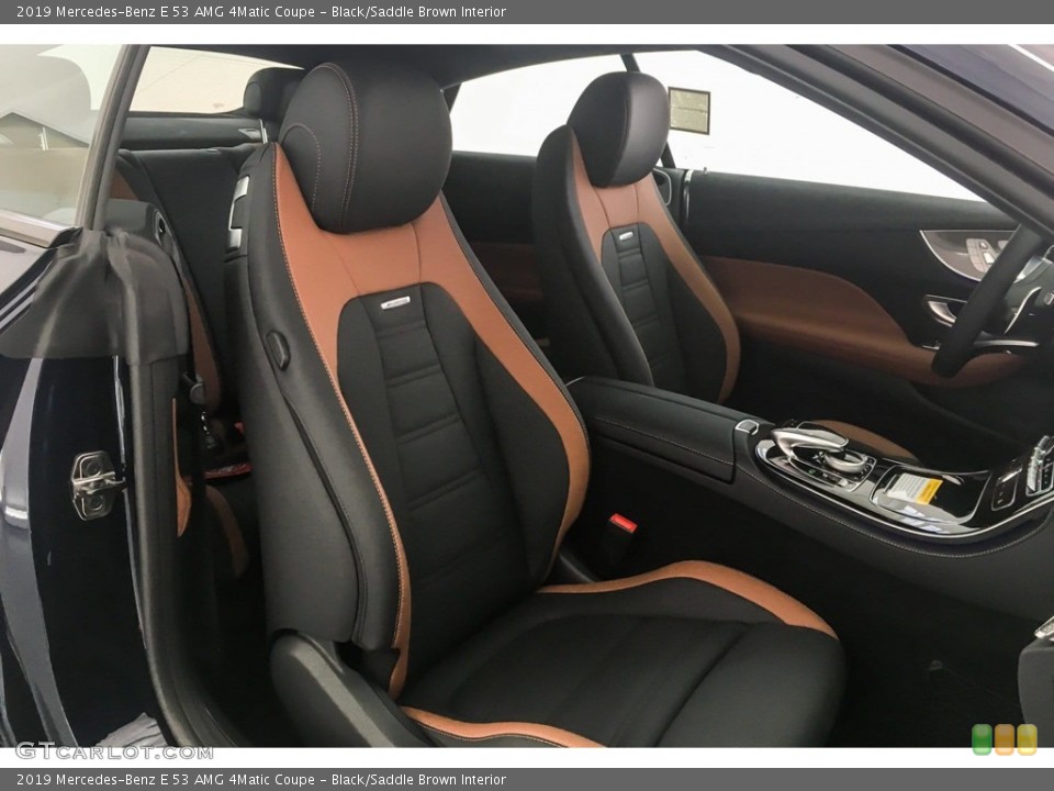 Black/Saddle Brown 2019 Mercedes-Benz E Interiors