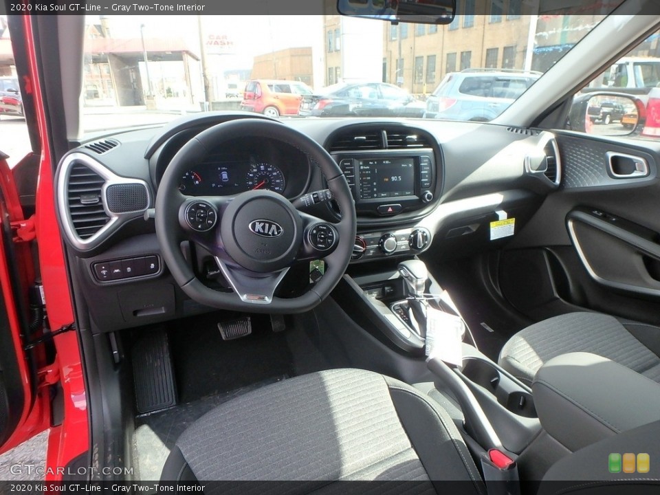 Gray Two-Tone Interior Photo for the 2020 Kia Soul GT-Line #132792362