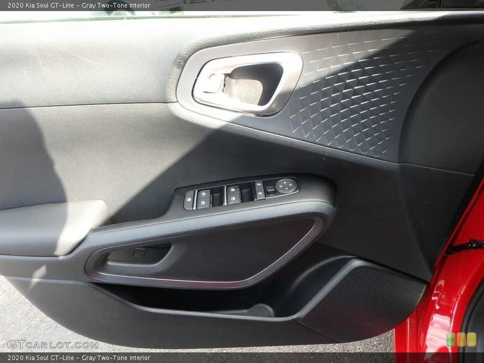 Gray Two-Tone Interior Door Panel for the 2020 Kia Soul GT-Line #132792371
