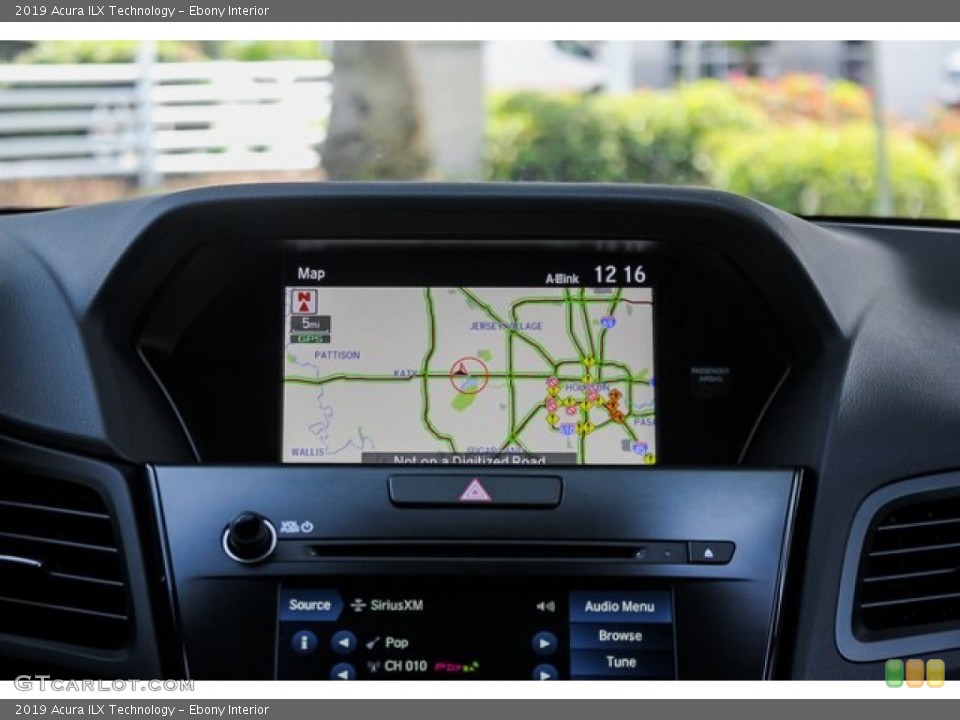 Ebony Interior Navigation for the 2019 Acura ILX Technology #132795146
